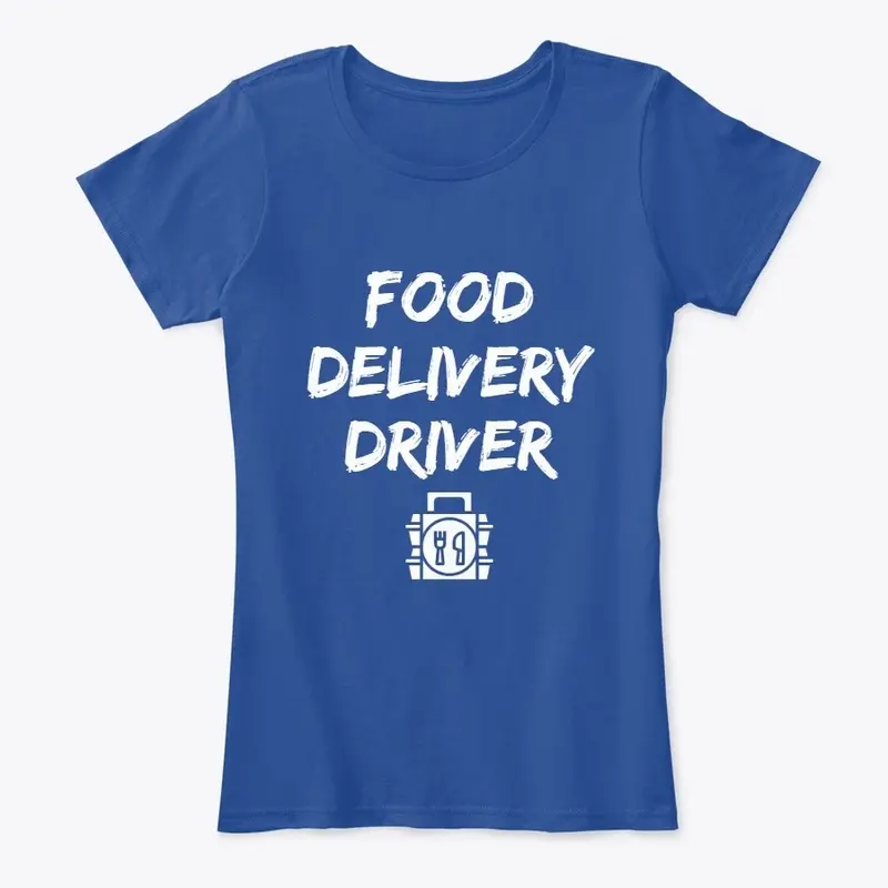 Food Delivery T-Shirt (White Letters)