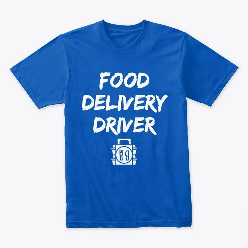 Food Delivery T-Shirt (White Letters)